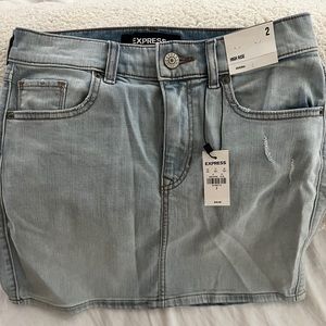 BMWT Express High Rise Denim Skirt